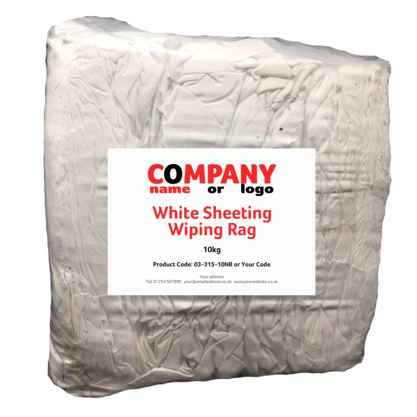 Fantastic White Sheeting Wiping Rag Image